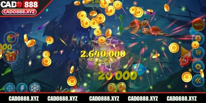 Game trang bị nhiều sinh vật và kho báu hấp dẫn