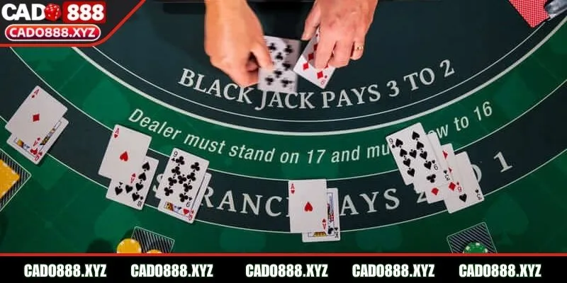Blackjack Cado888 nâng cấp với bản hiện đại, minh bạch